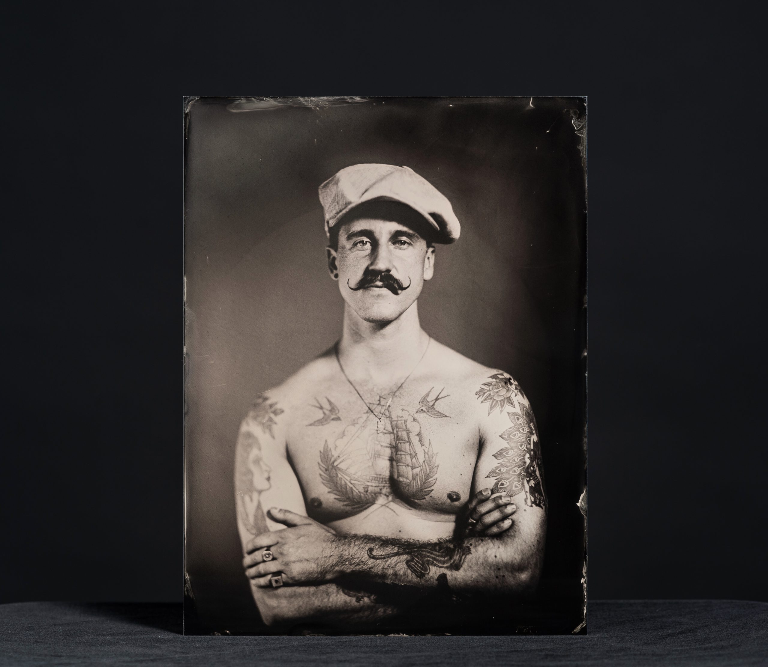 Collodion Wetplate Tintype Portait made by Maximilian Zeitler in Berlin