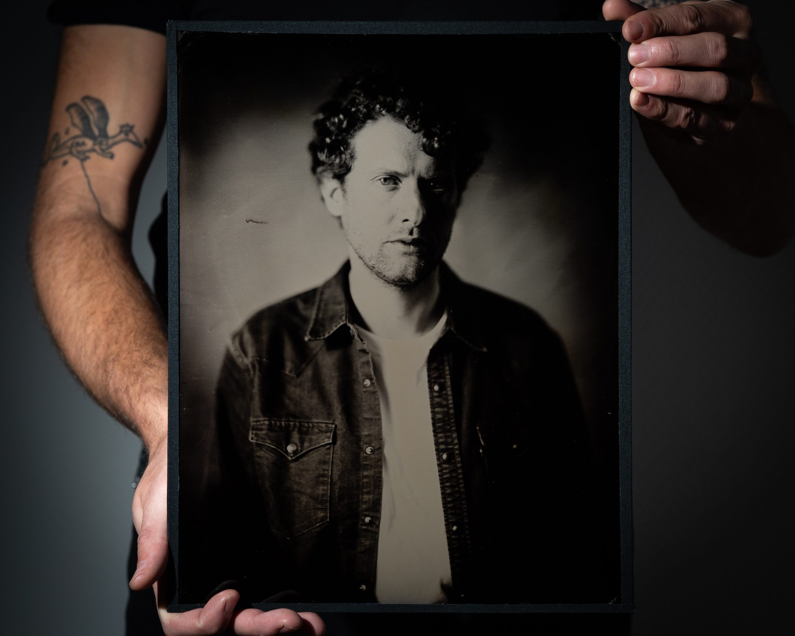 Verschiedene Tintype Formate im Größenvergleich